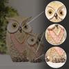 Owl Family Statue Luxury Resin Animal Sculpture for Home Decor, Suitable for Bedroom, Living Room, Study, or Desk