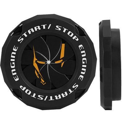 Auto Engine Button Protective Cover Car Start Stop Sticker Car Start Stop Button Cover Vehicle Engine Button Decoration Covers