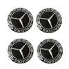 Autoaufkleber Heiß 2026 Neu Für Benz 4 Stück 65MM Auto Radnabenkappe Logo Aufkleber für MERCEDES BENZ AMG W203 W204 W205 W209 W213 W21