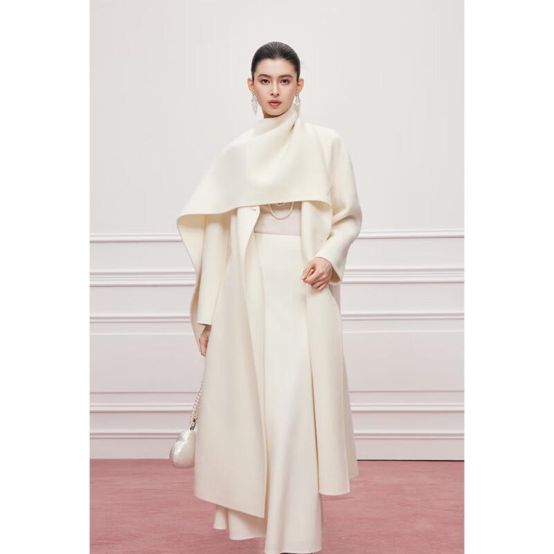 Mandy Zhang Women's Alpaca Wool Blend Double-faced Coat