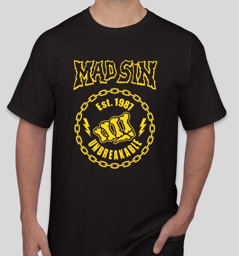 Mad Sin Unbreakable T shirt Tee Rock Underground Music Punk Medal Rock Band 2XL