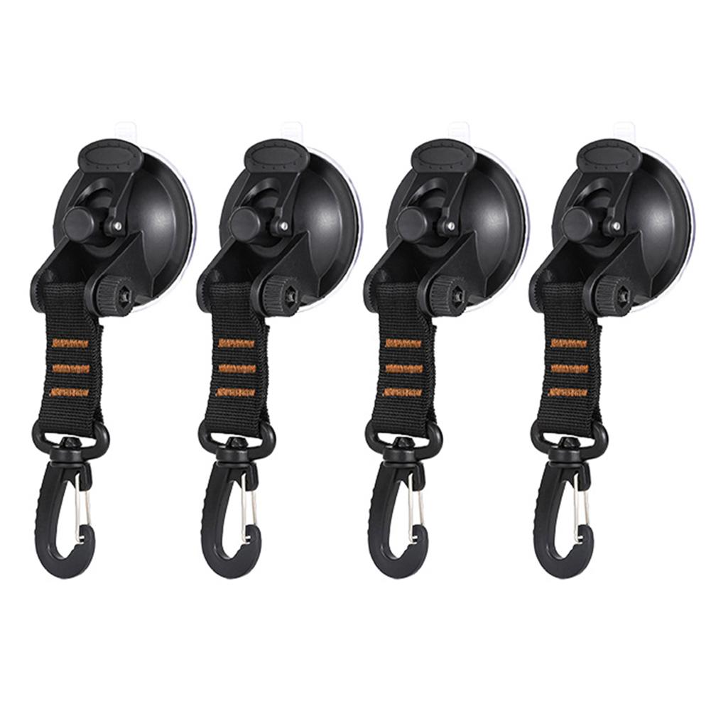 4pcs Outdoor Suction Cup Anchor Securing Hook Tie Down Camping Tarp As Car Side Awning Pool Tarps Tents Securing Hook Universal
