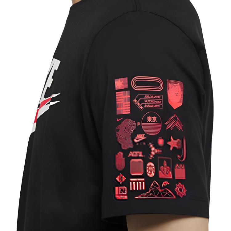 Nike Sportswear Round Neck Casual Short Sleeve T-Shirt Men Tops Black CW0385-010