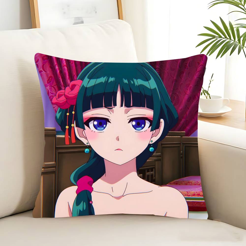 

Аниме Дневники Аптекаря Наволочка Съемная Моющаяся Наволочка – Всесезонный Мягкий Лен 12x12in 30x30cm