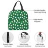 Golf Ball Pattern Insulated Lunch Bag for Kids School Cooler Thermal Food Box Tote Leakproof Lunch Boxes Container