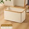 Elegant Foldable Laundry Hamper - Spacious Bathroom Storage Basket