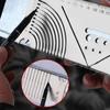 Metal Marking Pipe Cutting Guide Stainless Steel Four-sided Ruler Angle Arc Marking Tool  DIY