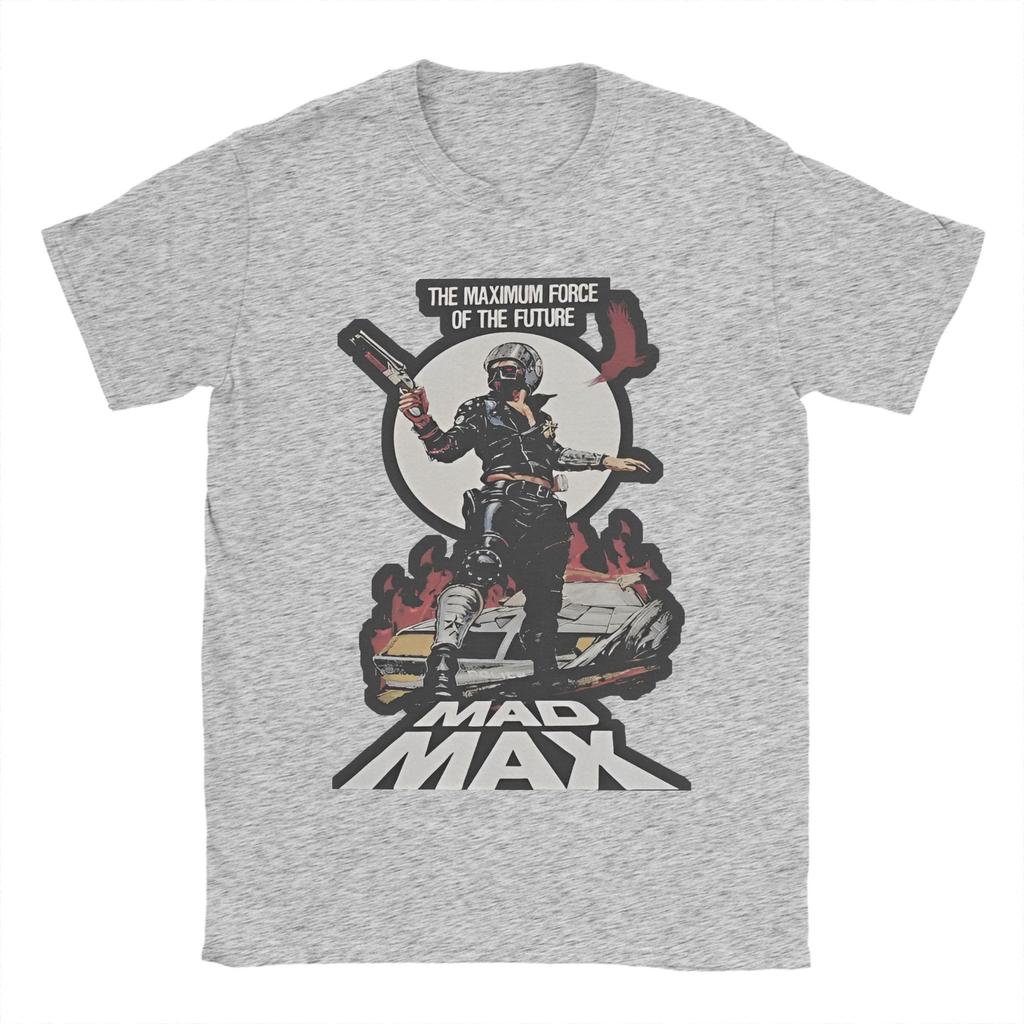 Vintage Mad Max Rockatansky George Miller Vintage T Shirt Men's 100%Cotton Short Sleeve Round Neck Summer Top Tee