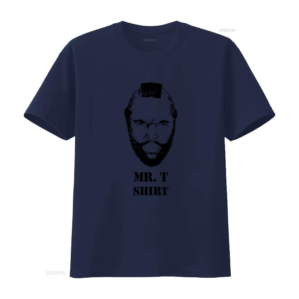 Mr T Print Shirt for Adults Stylish and Unique Design vintage Washed designer clothes graphic Unisex Comfortable Casual