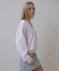 Rosefranz Deep V-Neck Sweatshirt [Pink]