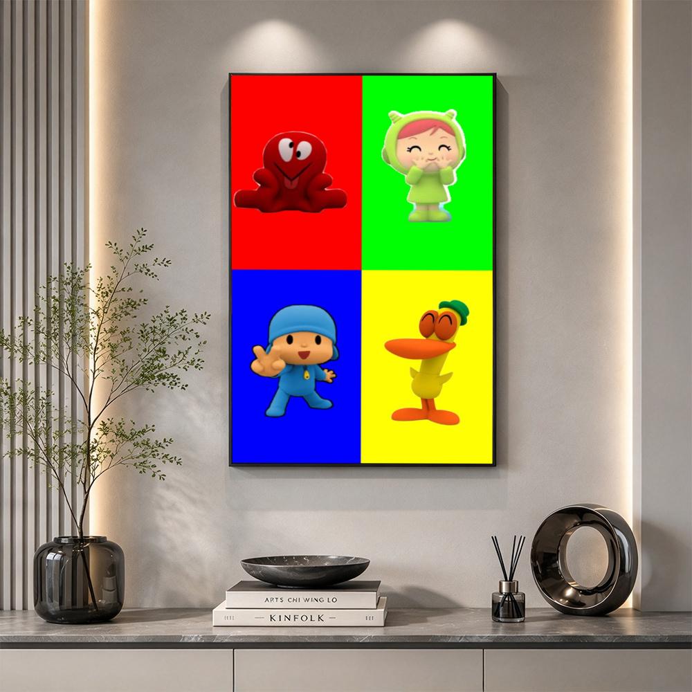 Pocoyo 5D Diy Diamond Painting Round Diamond Diy Frameless Holiday Artwork Suitable For Home Office Wall Decoration
