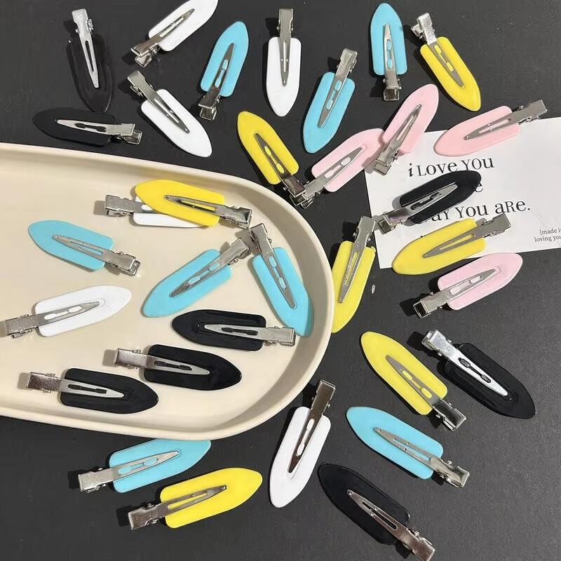 6 pièces/ensemble Épingles à cheveux simples sans couture pour coiffure Femmes Coréennes Carotte Géométrique Barrettes Pince à cheveux latérale Filles Accessoires pour cheveux Couvre-chef