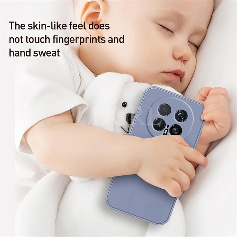 For Honor Magic 8 Pro Case Liquid Silicone Cover Magic 8 Pro Case TPU Plain Rubber Phone Protector Case Honor Magic 8 Pro Cover