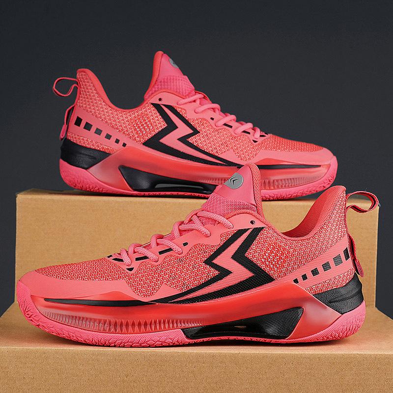 Low-top Basketball Shoes Men's and Women's Mesh Breathable, Non-slip, Wear-resistant and Shock-absorbing Actual Combat, Lightweight Soft