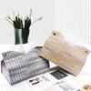 Facial Tissue Dispenser Box Paper Cover Countertop Napkins Storage Organizer Unique Paper Holder Home PU Woven Container