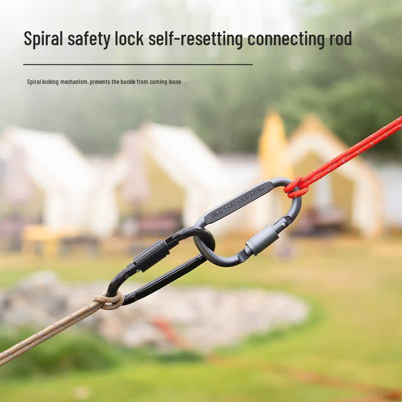 Outdoor Camping Aluminum Carabiner Hooks