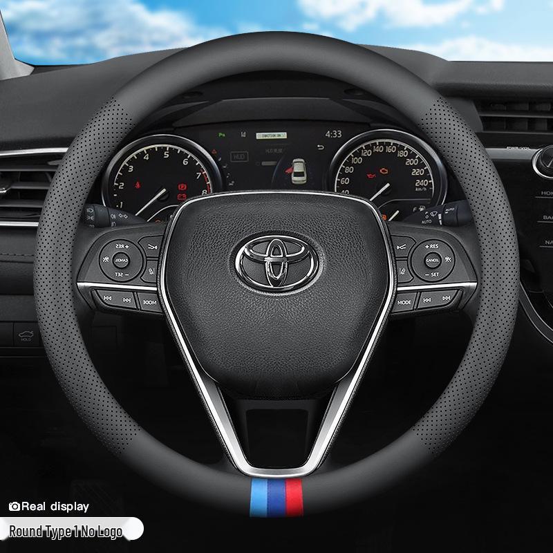 Kryt volantu Toyota Levin Hybrid z pravé kůže - Univerzální celoroční ultratenký automobilový doplněk
