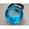 Swiss Blue Brazilian Topaz 150 Ct Round Cut Fabulous Certified Loose Gemstone