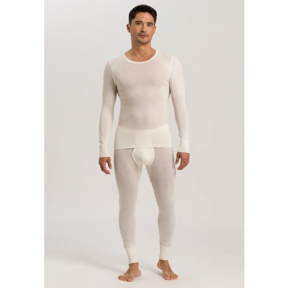 Hanro Woolen Silk Long Sleeve Inner Cygne73402