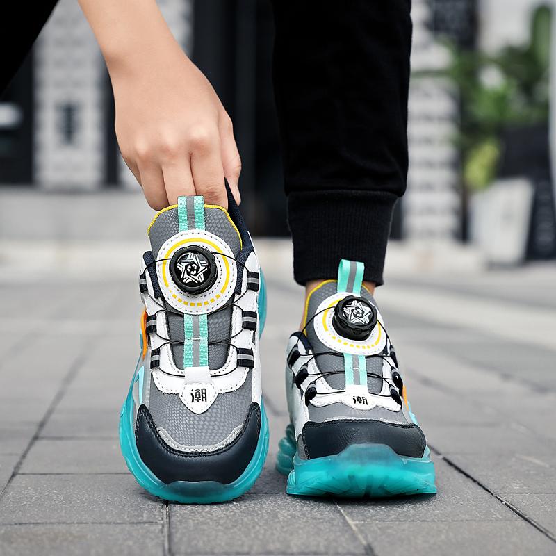 28-40 Children's Plus Size Lightweight Breathable Fashionable Sports Shoes Running Shoes Trendy Casual Children's Shoes