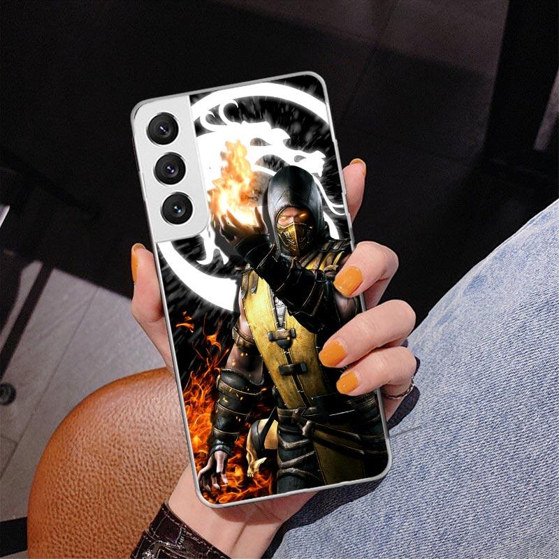 Mortal Kombat Phone Case For Samsung Galaxy S24 S25 Edge S26 Ultra S23 S22 S21 Plus S20 FE + Personalized Print Cover Galaxy S24