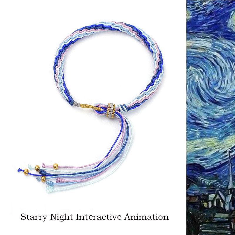 Handwoven Chinese Style Rope Bracelet For Men Women Grade A Keel String Charm Braslet Adjustable Leisure Versatile Accessories