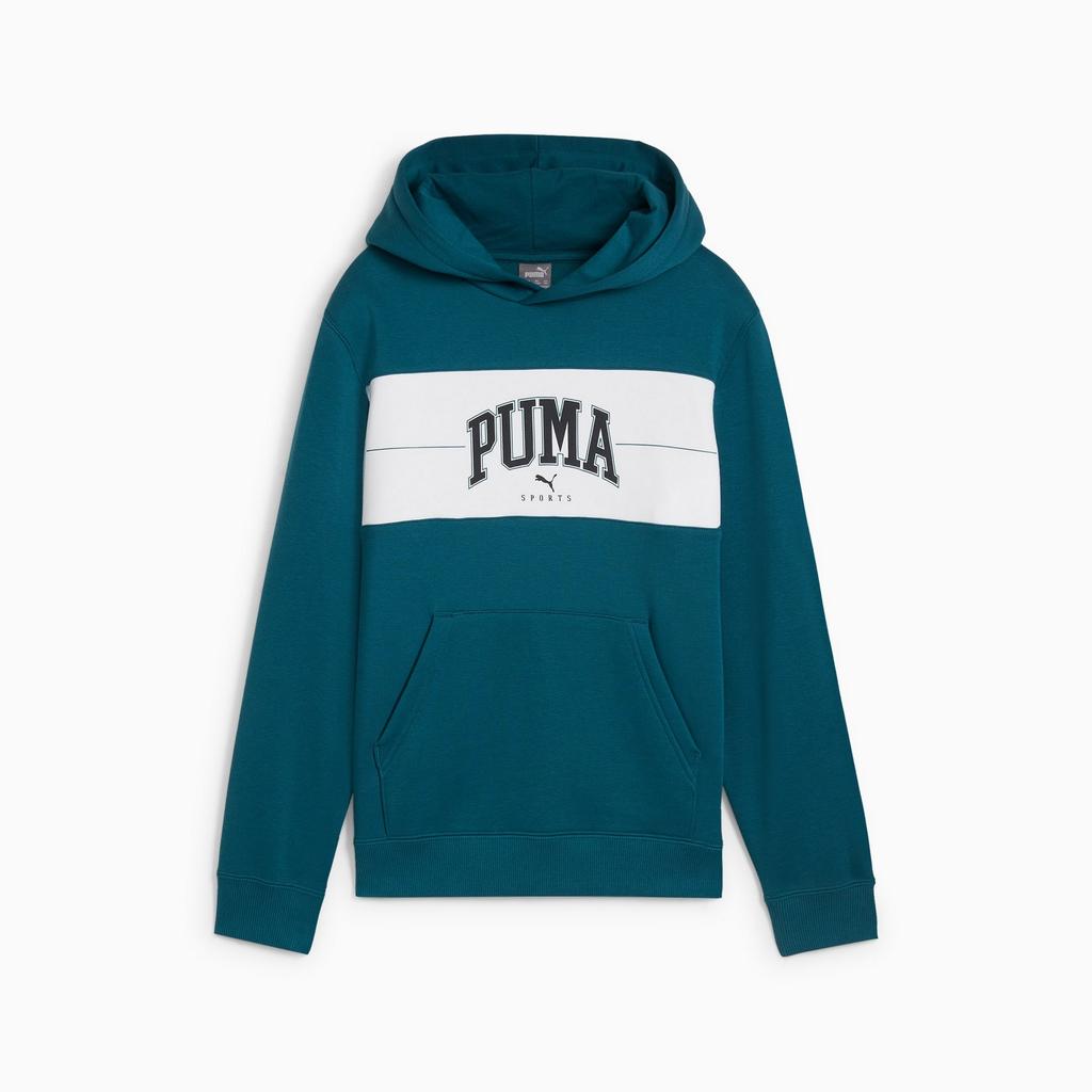 Boy's hoodie Puma SQUAD FL green 68277522 size 140
