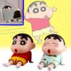 Crayon Chan Shin Phone Holder Toy Figurine Sitting Desk Decor Kids Gift Anime