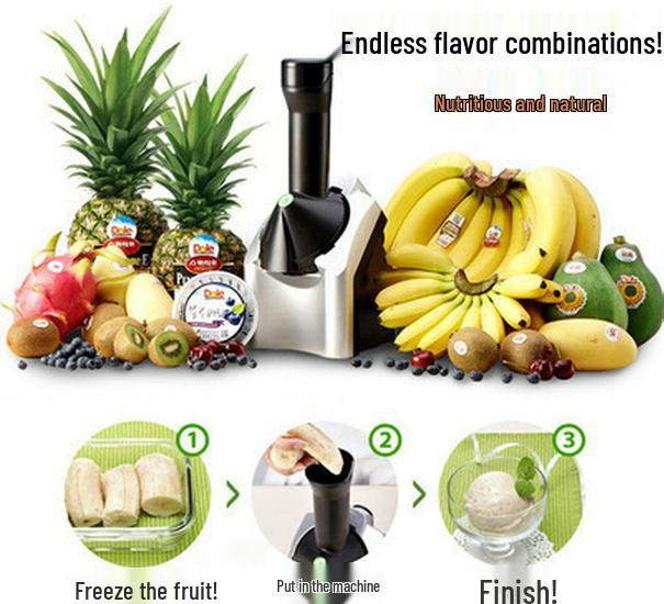 Kids' Automatic Ice Cream & Popsicle Machine: Homemade Treats & Shaved Ice Maker