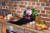 TAGLIERE IN VETRO 40x30 ORCHIDEA