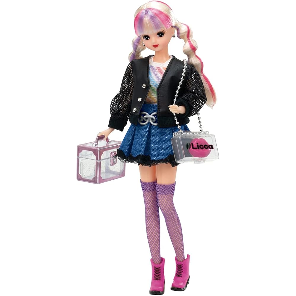 Takara Tomy Licca Spicy Lip Dress Outfit for Dolls 3 Pieces