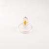 Citrine Gemstone 925 Sterling Silver Jewelry Handmade Trendy Ring Gift For Mom RR-64-10