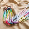Sensory Toy Non-Toxic Baby Ribbon Ring Newborns Develop Color Recognition Sensory Toy