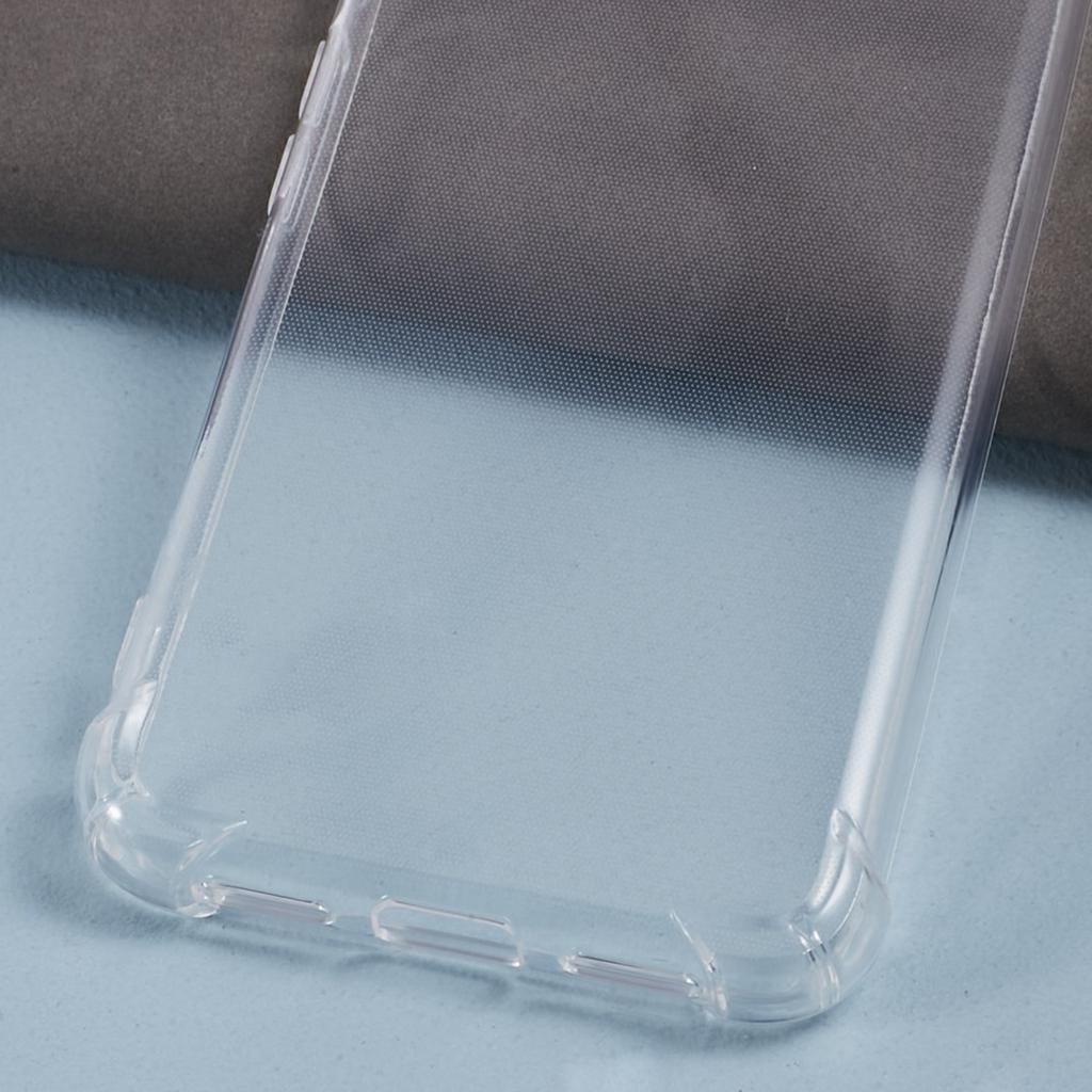 For Google Pixel 8 Clear Case Soft TPU Four Corner Anti-drop Phone Cover
