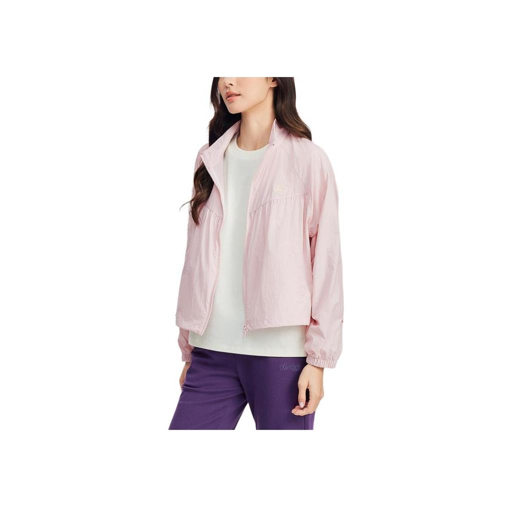 Skechers Loose Comfortable Lightweight Breathable Jacket Women Jackets Gray Pink L225W109-01NX