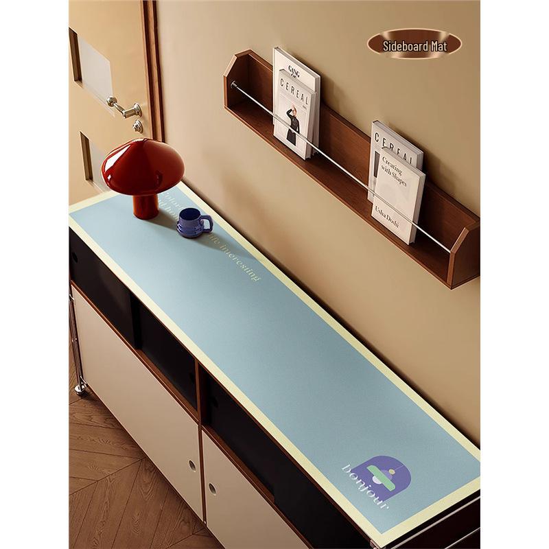 Nordic Luxury Retro Sideboard TV Stand: Waterproof & Heat-Resistant Tablecloth Mat 30x80cm