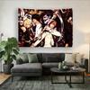 1 Stück DDeath Note Anime WandteppichRRyuk Kira Ikonische Kunst Wandbehang Shonen Manga Dekor für Schlafzimmer Büro Perfektes Geschenk für Fans