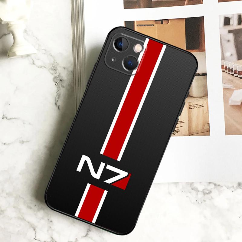 

N7 Mass Effect Phone Case For iPhone 17 16 15 13 12 11 14 Pro Max Plus 12 13 Mini 16e 17 Air Cover Coque iPhone 13Pro MAX