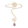 Retro Ethnic Wind Winding Thread Gravel Open Arm Bracelet Arm Chain Personality Hip Hop Snake Bracelet