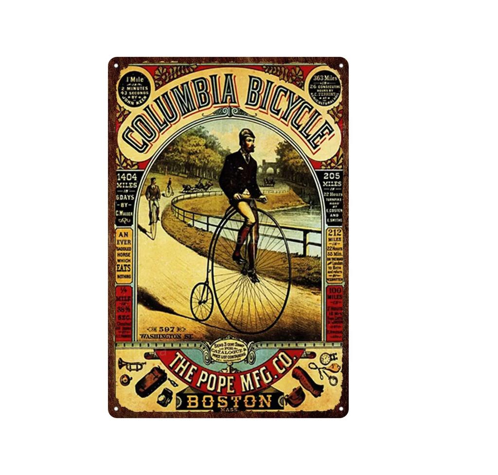 Vintage Norton Motorcycle Metal Poster Retro Plaque Wall Art Painting Plate Bar Garage Decor Vintage Tin Sign Home Decor Poster
