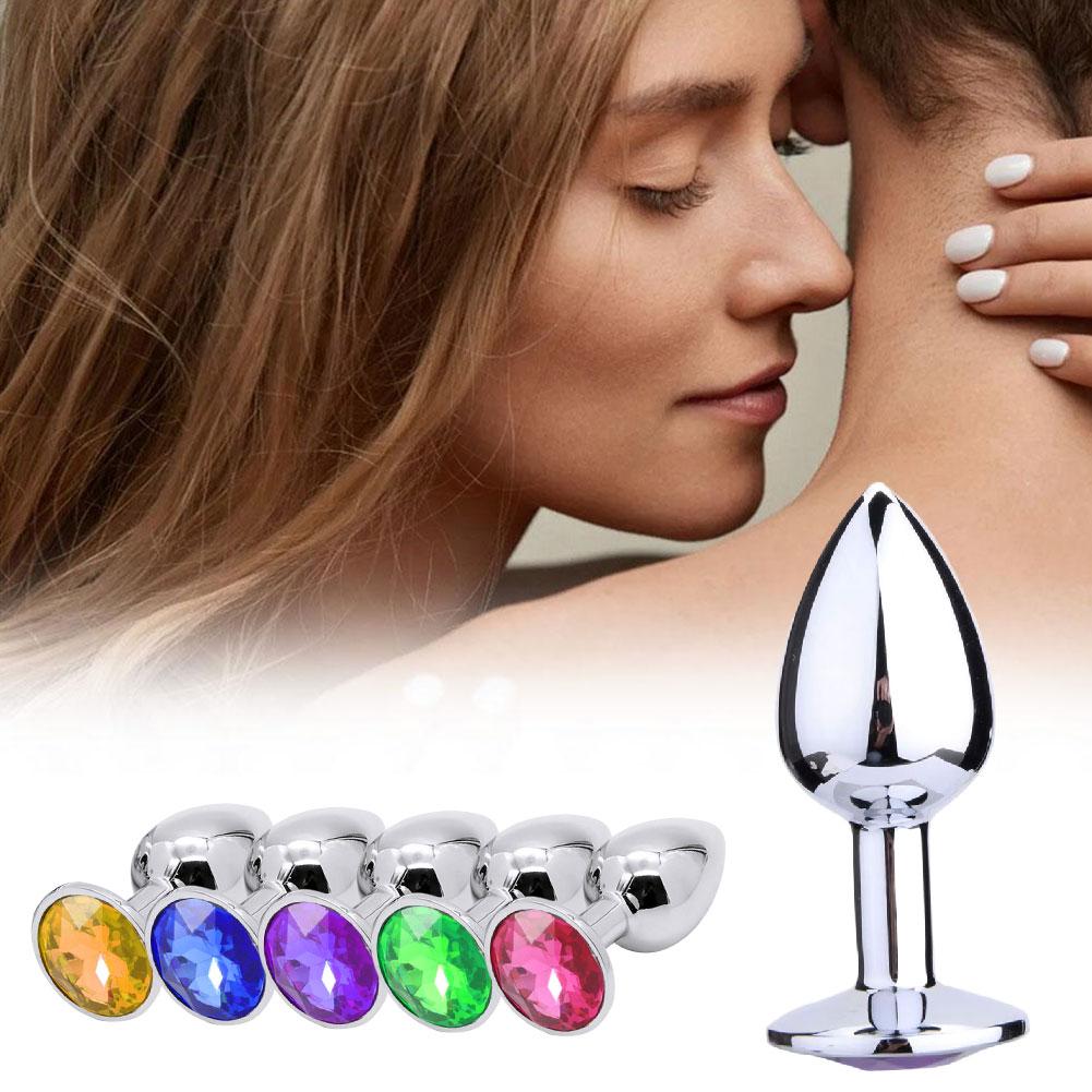 Multi Size Metal Diamond Anal Buttplug Toys for Men Women Couples Anal Expanders Sm Adult Sex Toys Gay Extreme Sex Bdsm Sex