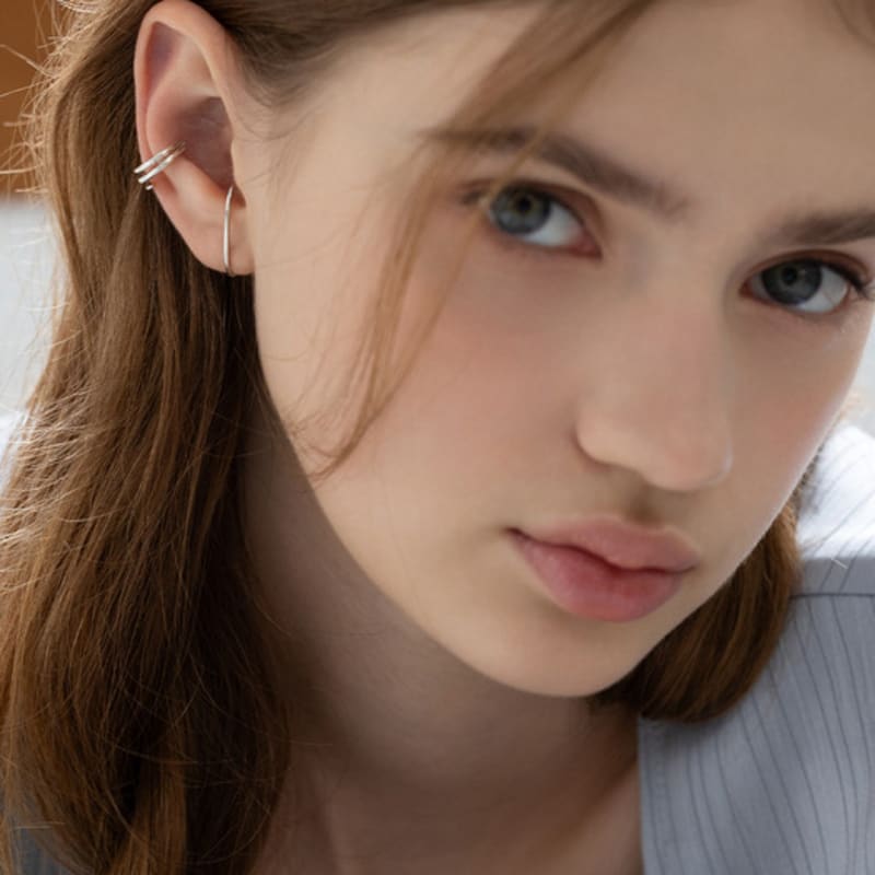 Tatiana (925 Silver) Spiral Ear Cuff EC3191