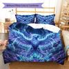 Phoenix Pattern Bedding Quilt Set Quilt Cover Pillowcase Home Decoration Birthday Gift (1 * Duvet Cover + 2 * Pillowcase, Without Core)
