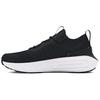 Under Armour HOVR Phantom 4 Black White Women Sneakers Anthracite 3027594-003