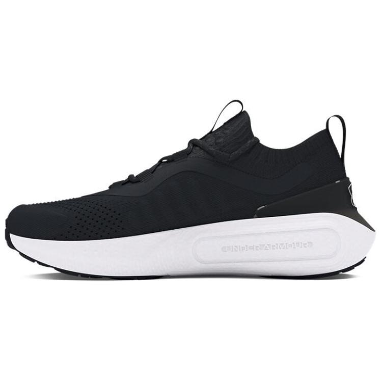 Under Armour HOVR Phantom 4 Black White Women Sneakers Anthracite 3027594-003