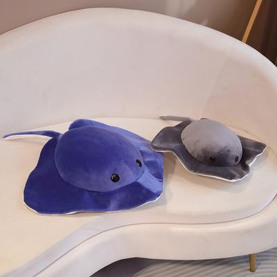 Bambola Ray Sorridente Cuscino Peluche Giocattolo Bambola Pesce Cuscino per Dormire Bambola Serie Oceano