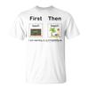 I Am Earning A Summerbreak Teach Then Beach Teacher T-Shirt