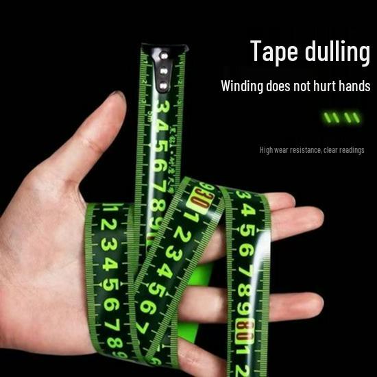 Self-Locking Fluorescent Tape Measure: 5m/10m Thickened Ruler