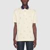 Gucci Polo Shirts Men's Ivory White Polo Collar Moderate 625320-XJCNY-9247
