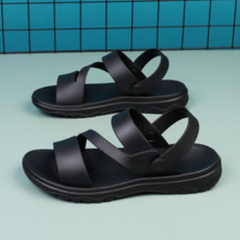 

Мужские сандалии с нескользящей подошвой Удобная повседневная летняя обувь Легкая водонепроницаемая обувь-шлепанцы 38